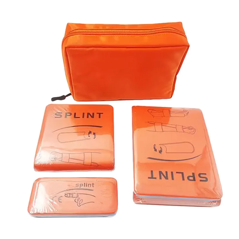 Medical first aid splint set for finger toe reusable emergency splint