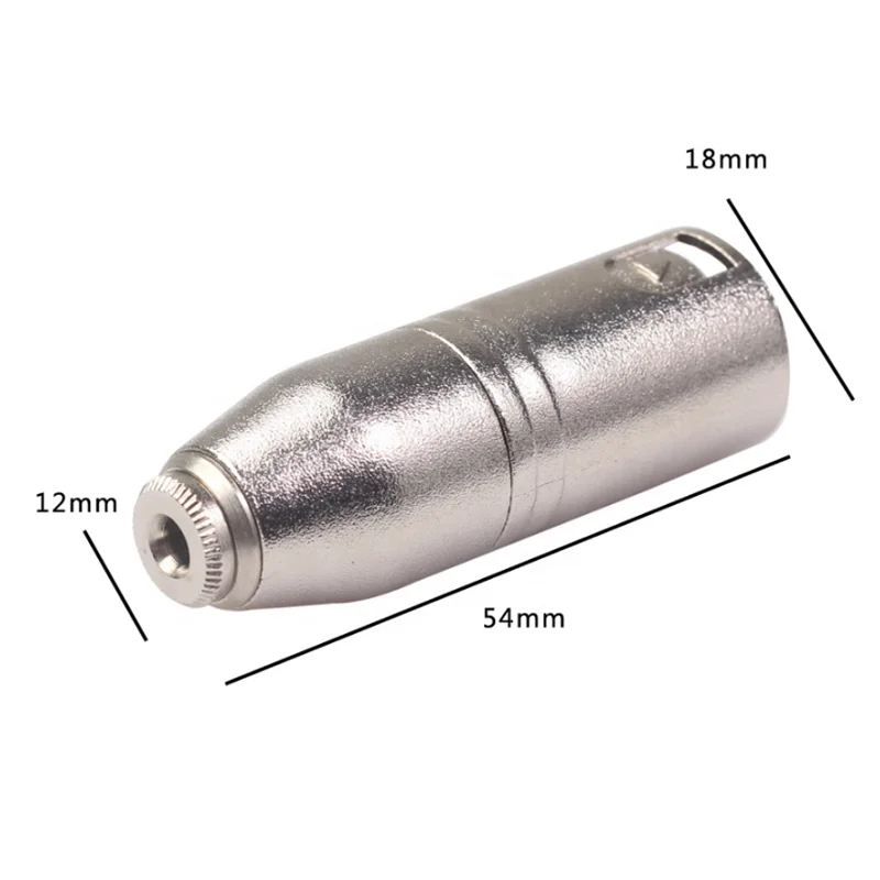 
XLR 3PIN Male to 3.5mm Stereo Female Adapter 