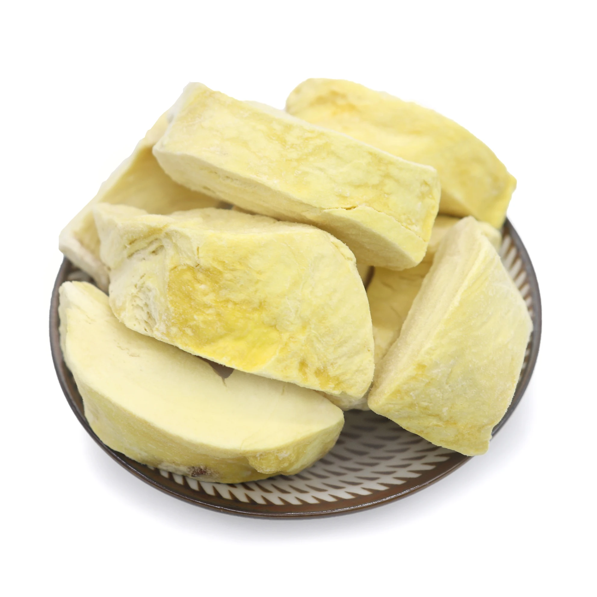 Hot Selling Wholesale Price Yellow Durian Yellow sweet 100% Natural Freeze dried durian block Freeze Dried Fruits
