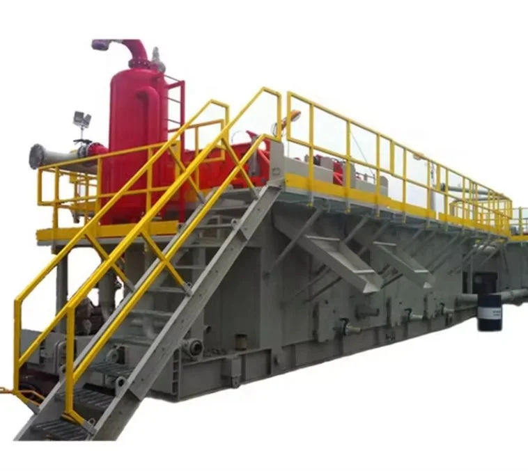 Oilfield Well Drilling Mud Mixing Tank With Agitator Solid Control System For Drilling Rig