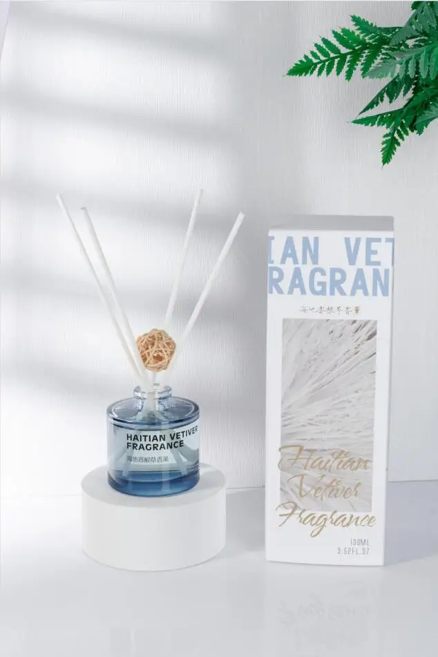 
100ml Haitian Vetiver Fragrance Reed Diffuser for Home 