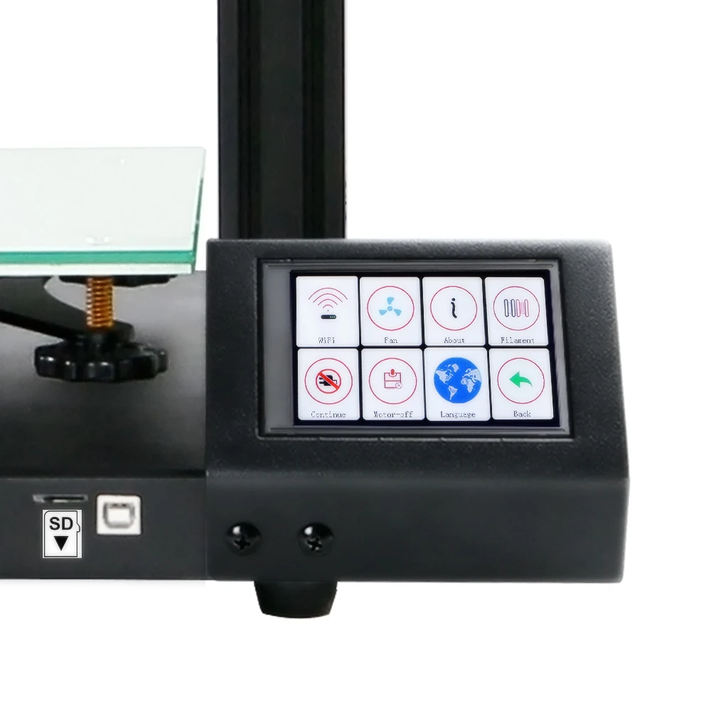 High Precision FDM 3D Printer with 1-Year Warranty Automatic Grade Works with Different Filament 220*220*250mm Size for Home Use