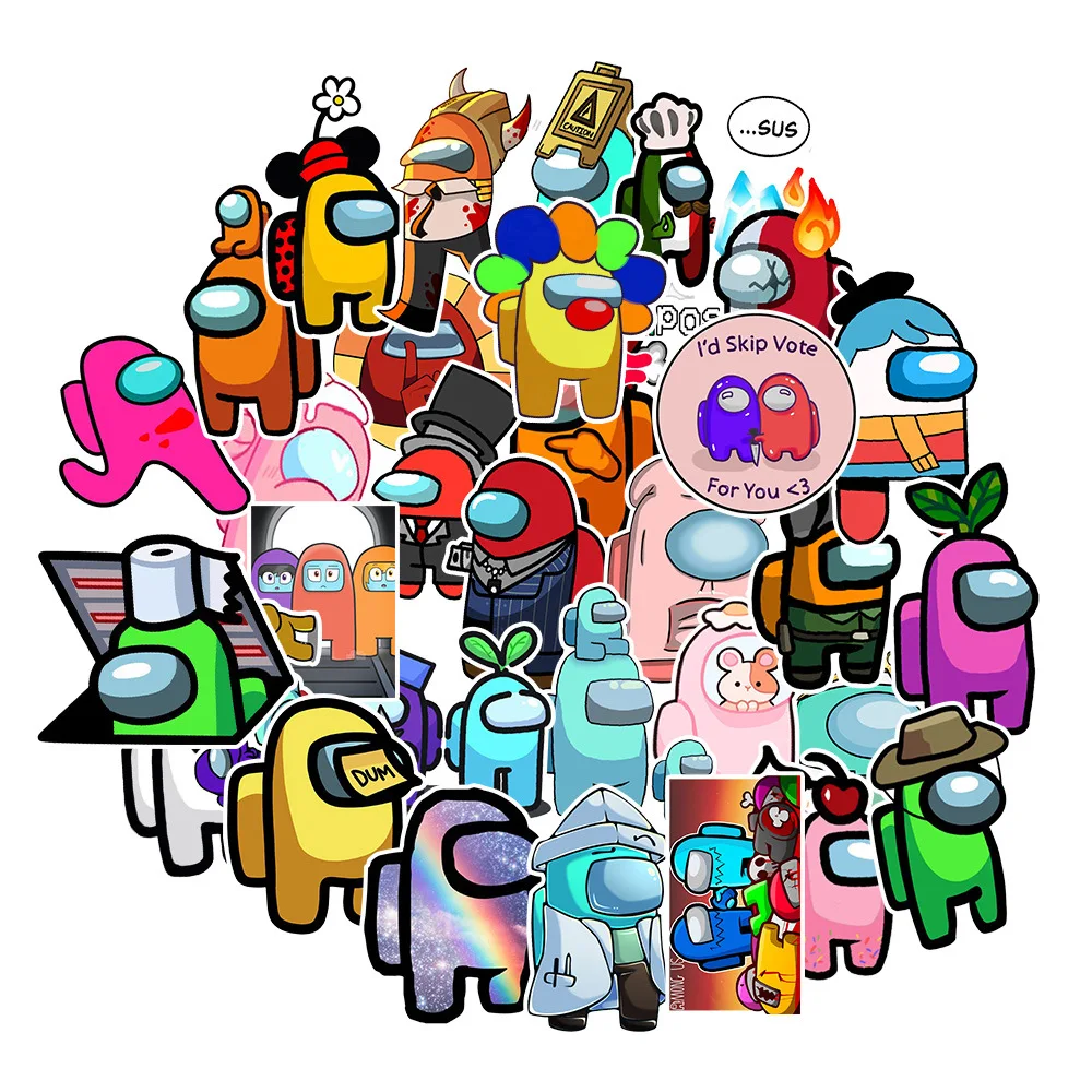 Custom design waterproof Die cut vinyl neon holographic cartoon anime decoration stickers