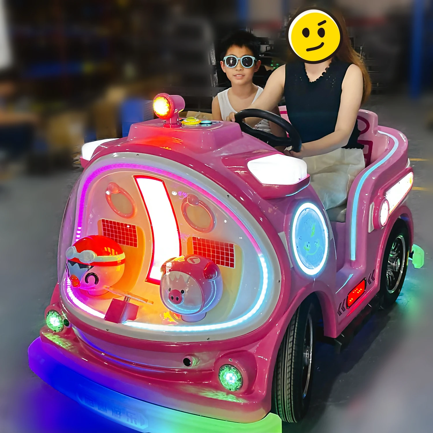 Providing Original Design Kids Cars Layout Amusement Ride Lighting Battery Electric Bumper Cars For 0 To 8 Years To 12 Years Kid