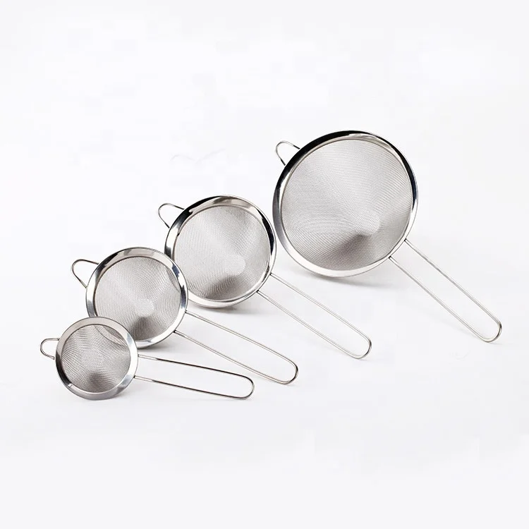 Набор из 3 высококачественных сверхтонких саржевых сетчатых супер конических Ситек из нержавеющей стали лучший китайский фильтр 3 дюйма, 4 дюйма 5,5 дюйма