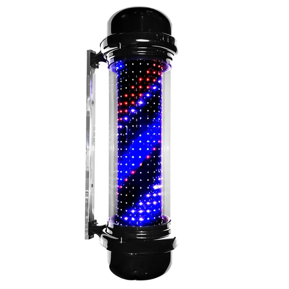 Waterproof Optional color barbershop pole Barber LED Salon Sign Light barber pole LED