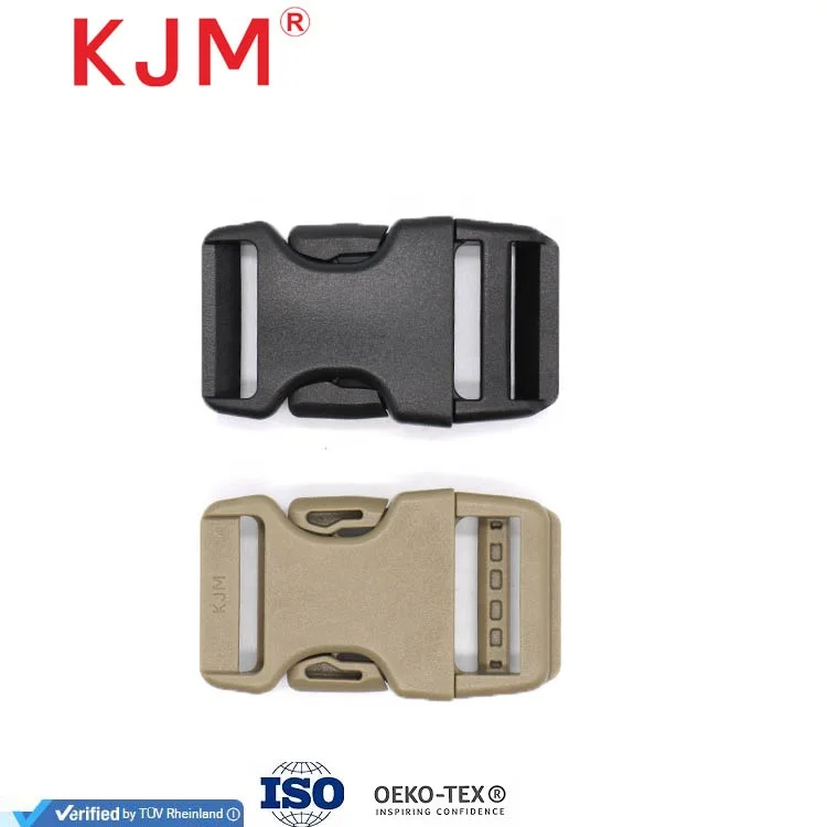 Heavy Duty 1 Inch 25mm Plastic Tactical Bag Tactical Backpack Chest Strap Connect Side Release Buckle Clip