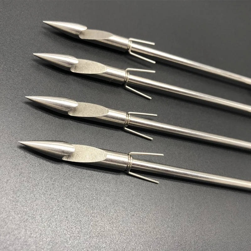 Fish Dart 144mm Stainless Steel Slingshot Arrow Shooting Catapult Outdoor Hunting