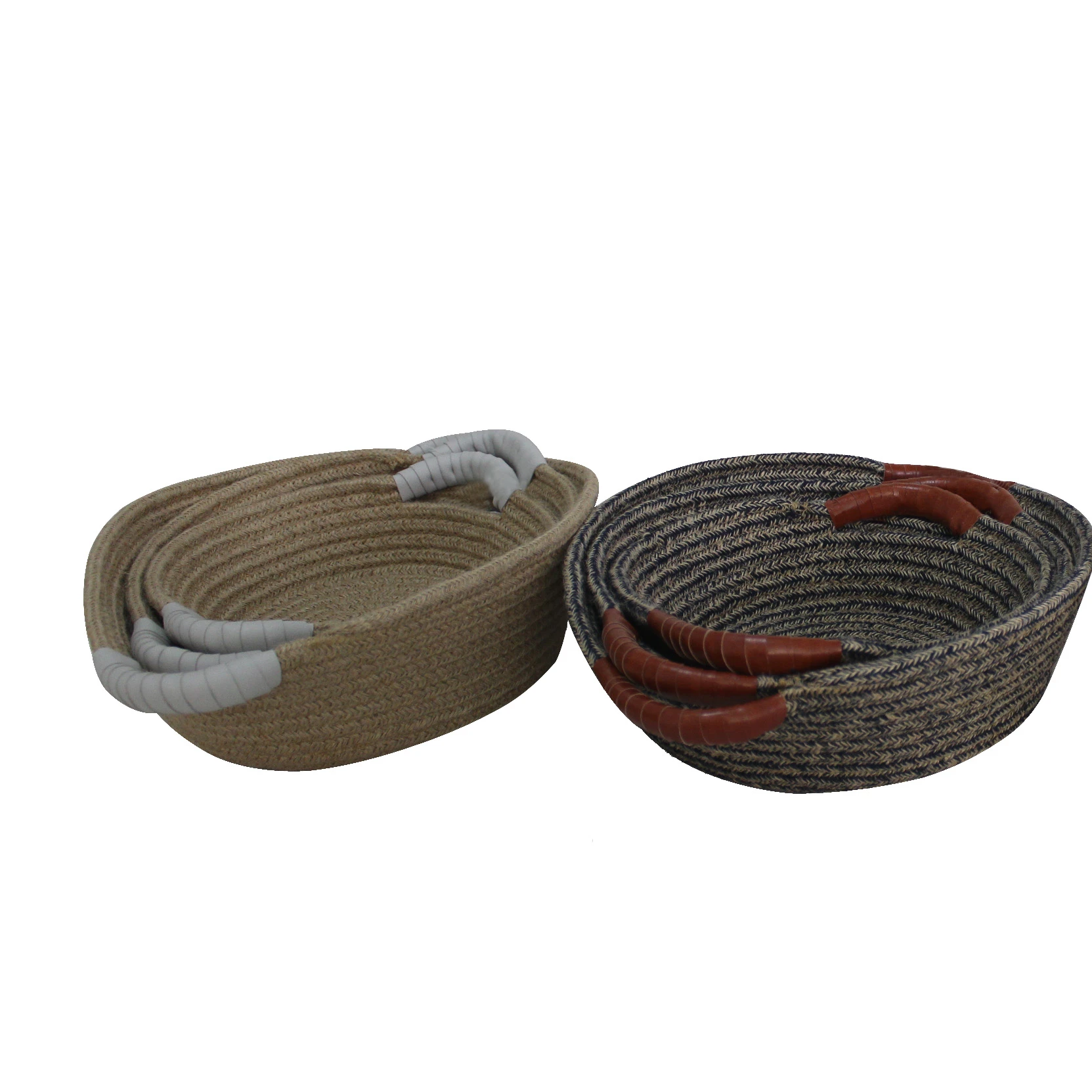 small objects storage cotton rope basket