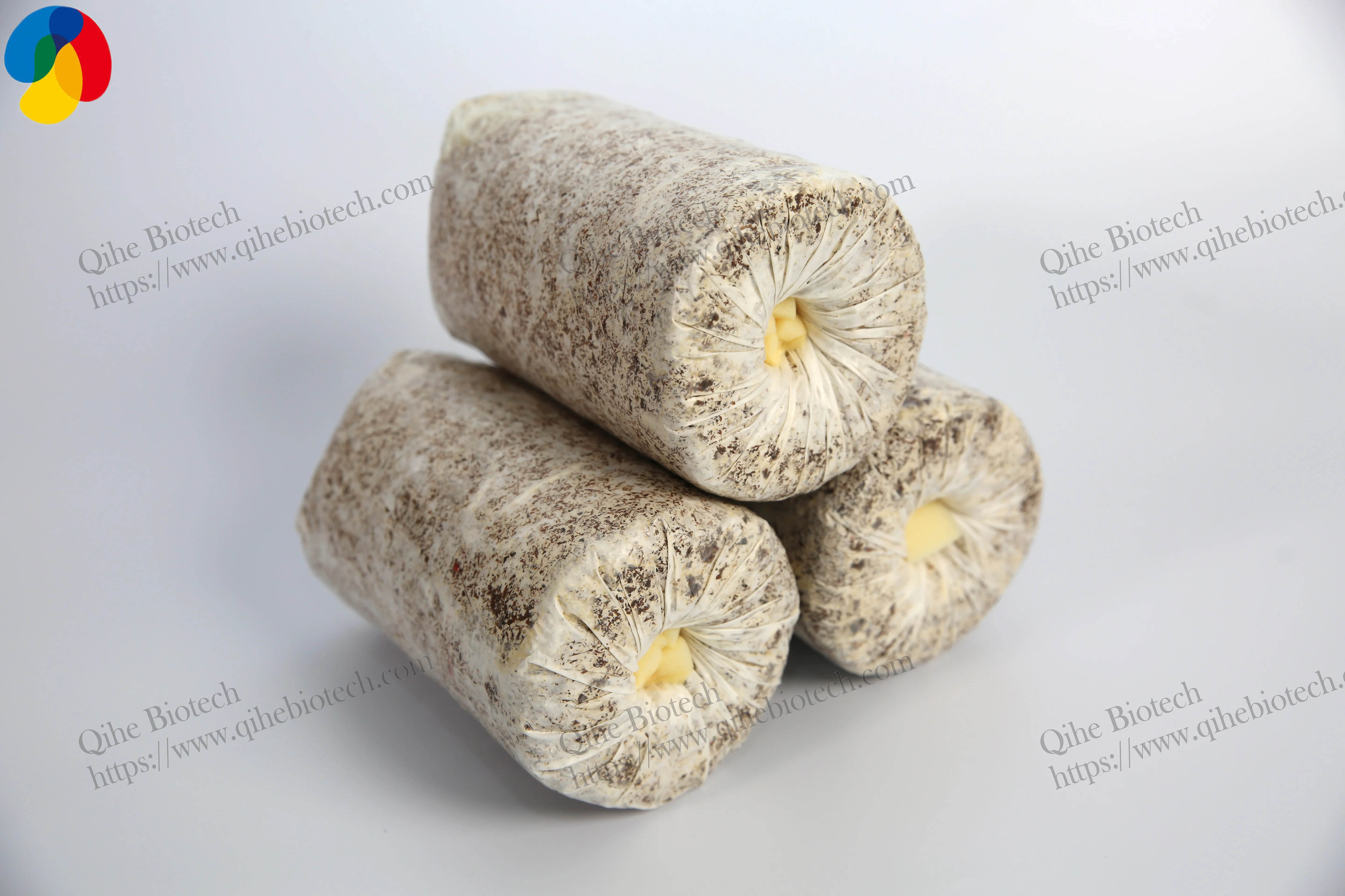 Farm grow organic sawdust growing bag inoculated grey oyster mushroom spawn logs