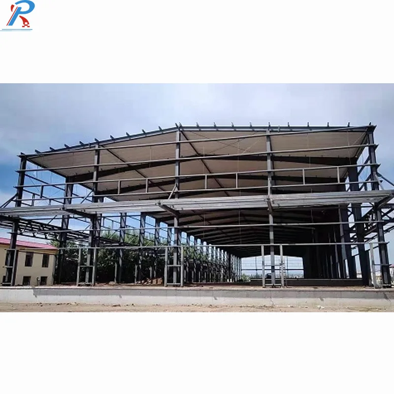 Cows House Farm Sheds Steel Structure Cattle Building Farm House Metal Cowshed