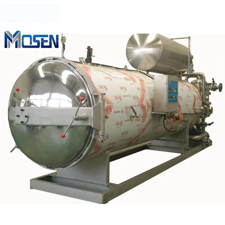 Automatic Retort Water Spray Types Of High Packing Materials Food Sterilizer Retort China Manufacture