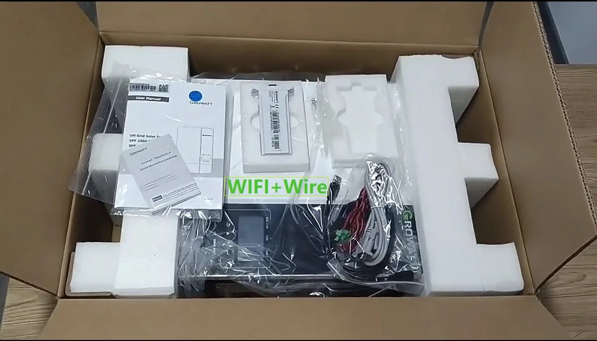 Hot Sale Growatt Inverter 5KW Smart Off-grid Power Inverter Pure Sine Wave Solar 5000ES off grid solar Inverter in Stock