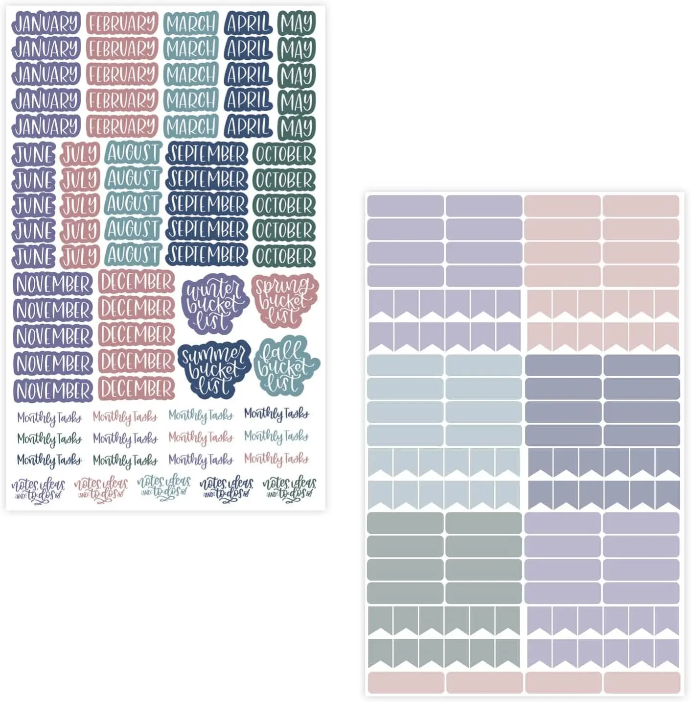 College Stickers And School Stickers for Student Planner Teacher Planner Stickers Essentials and Planner Accessories