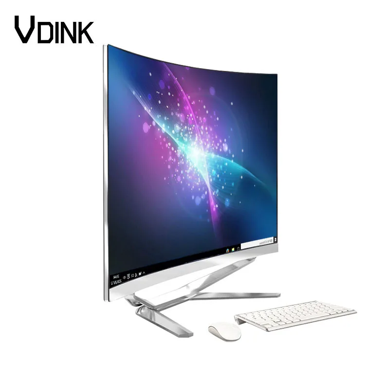 Vdink Mesa De Computador ODM Pc Gamer Gaming Super Thin Computer Desktop  All-In-One Pc High Quality All In One Desktop Computer