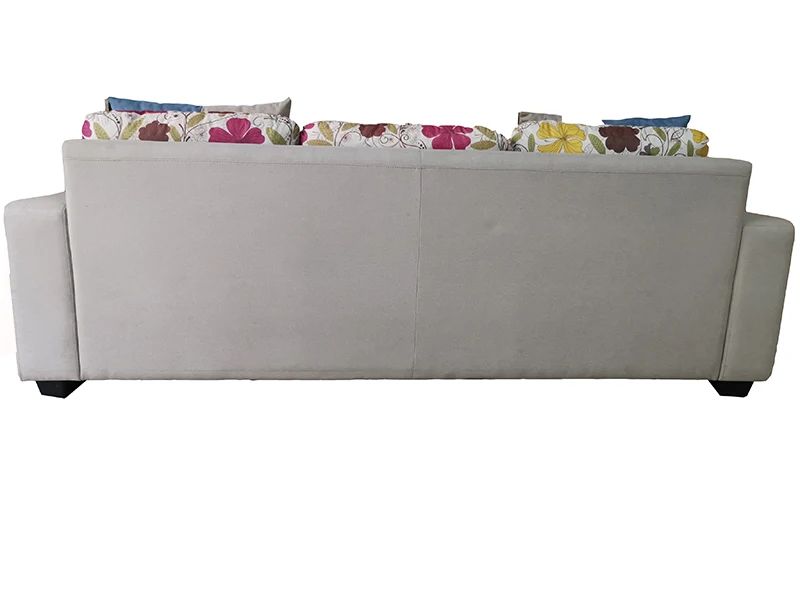 
European Style Latest Designs Lounge Corner L Shaped Sofa for Living Room 