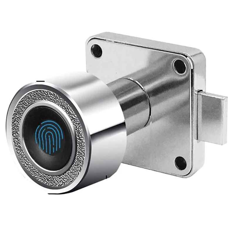 High Quality Safe Zinc Alloy Cabinet Smart Biometric Fingerprint Rechargeable Keyless Electronic Drawer Lock