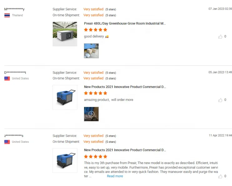 Preair  commercial compact design dehumidifier air scrubber for water damage restoration