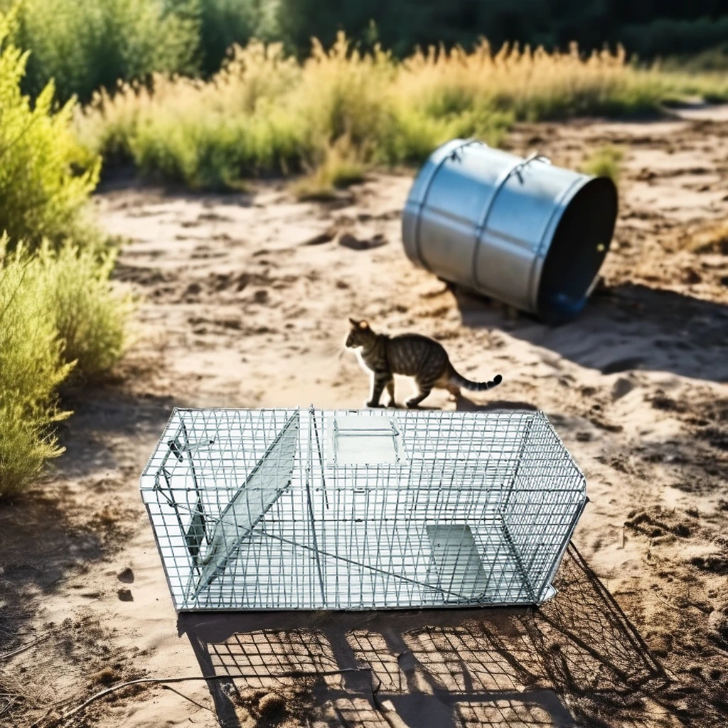 Steel Animal Plant Design Rat/Mouse Trap Cage Custom-Packed Pest Control for Farm/Grassland Mice Square Shape US Sheet Size