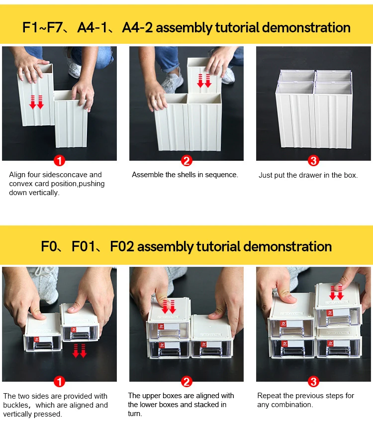 Wholesale Cheapest Industrial Plastic Workshop Storage Drawer for nail and screw