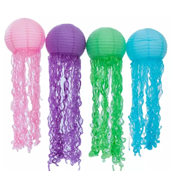 Birthday Party Decorations Mermaid Party Decoration Paper Products DIY Jellyfish Lanterns