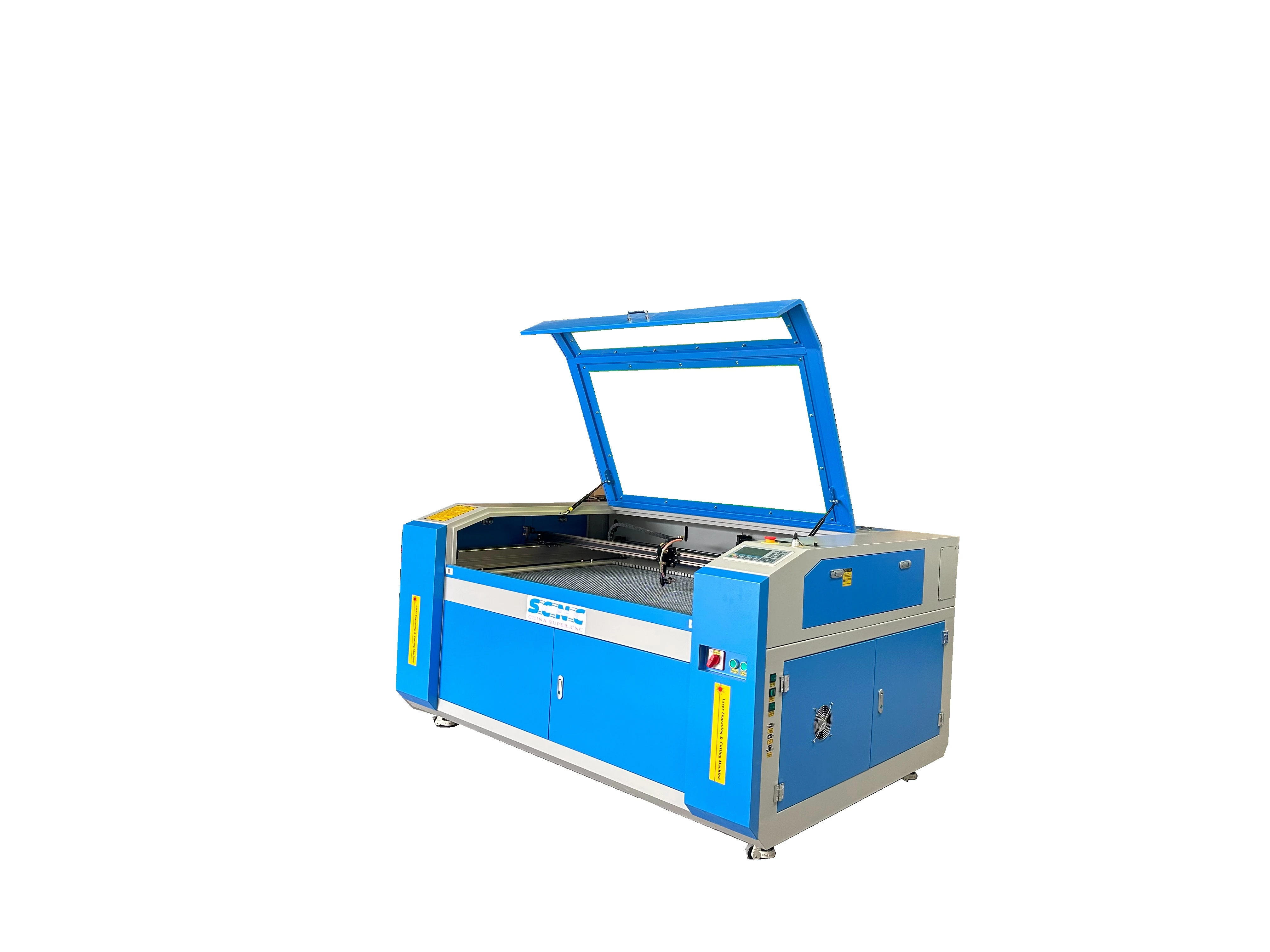 Supercnc 100w 130w wood acrylic plastic PVC foam leather 1390 laser cutter machine co2
