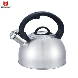 factory wholesale stainless steel whistling tea kettle for palm restaurant gas kettle