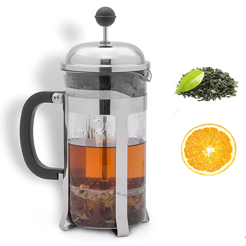 Stainless Steel Single Serve Gold Coffee Double Wall Plunger Using A 1 3 8Cup Cafetiere  1L Liter Best Coffee Beans French Press