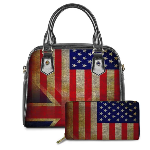 Women Handbags Luxury Messenger Bags Brazil USA American Flag Designer Tote Shoulder Bags Female Drop Shipping 2022