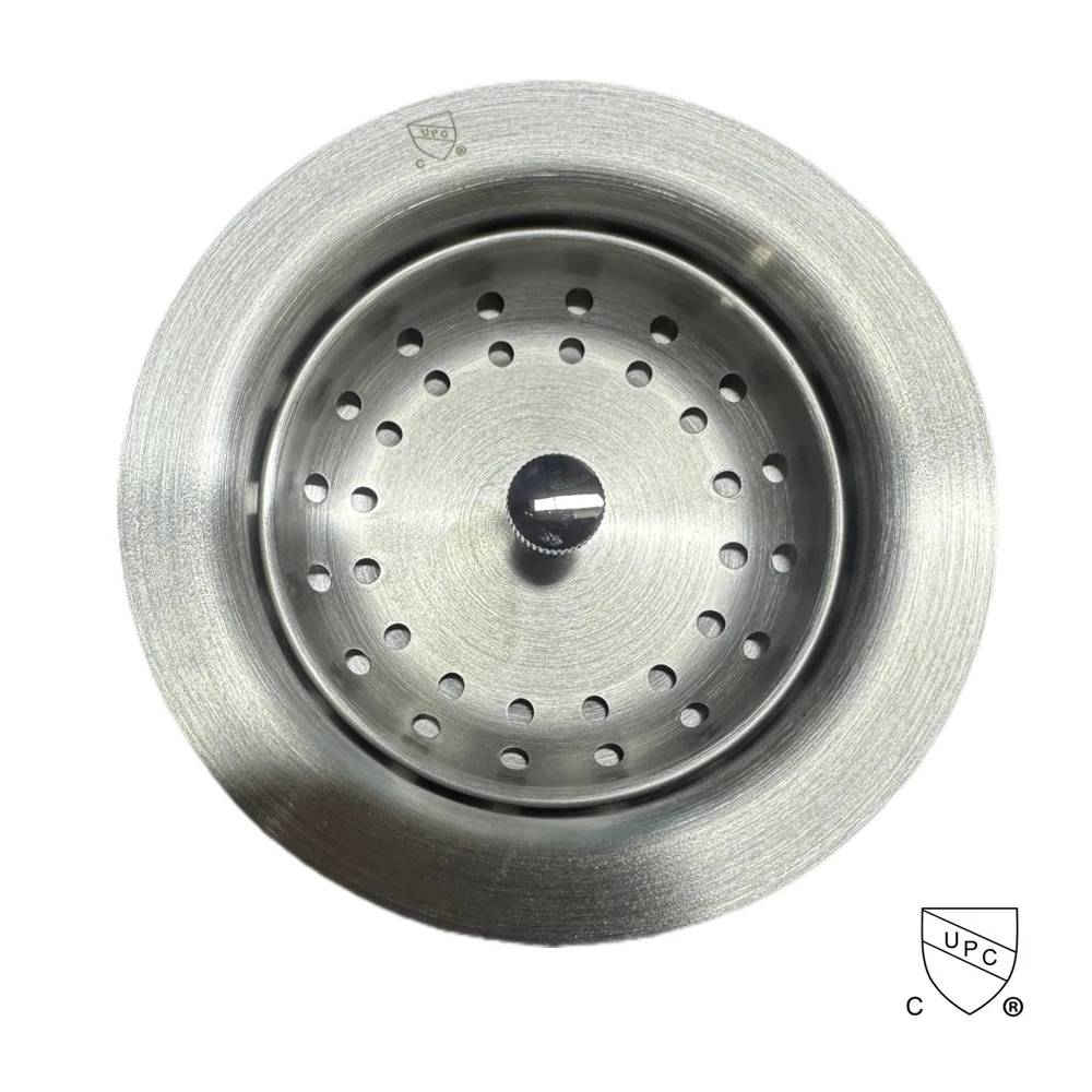 Factory Direct OEM Quality Cheap Commercial UPC Certificated SS304 114 Stainless Steel Strainers Drainer for Kitchen Sink