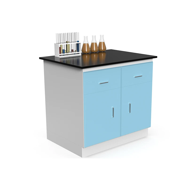 Lab furnitures Classroom lab equipment Lab workbench with reagents rack