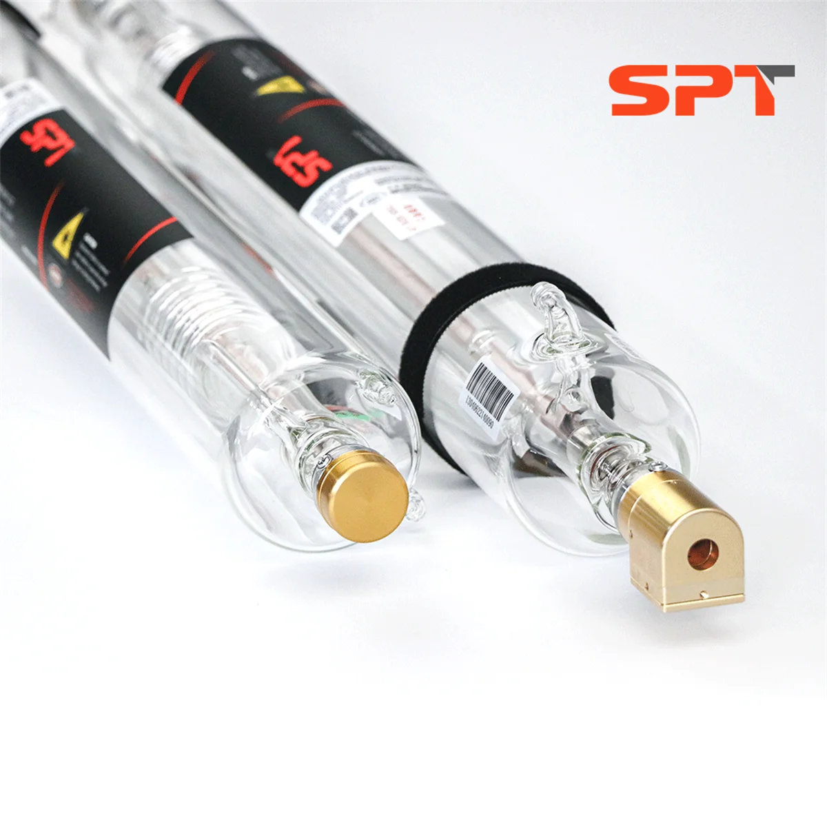 SPT CO2 Laser Tube 30W-150W With Red Pointer Laser Module For Laser Cutting
