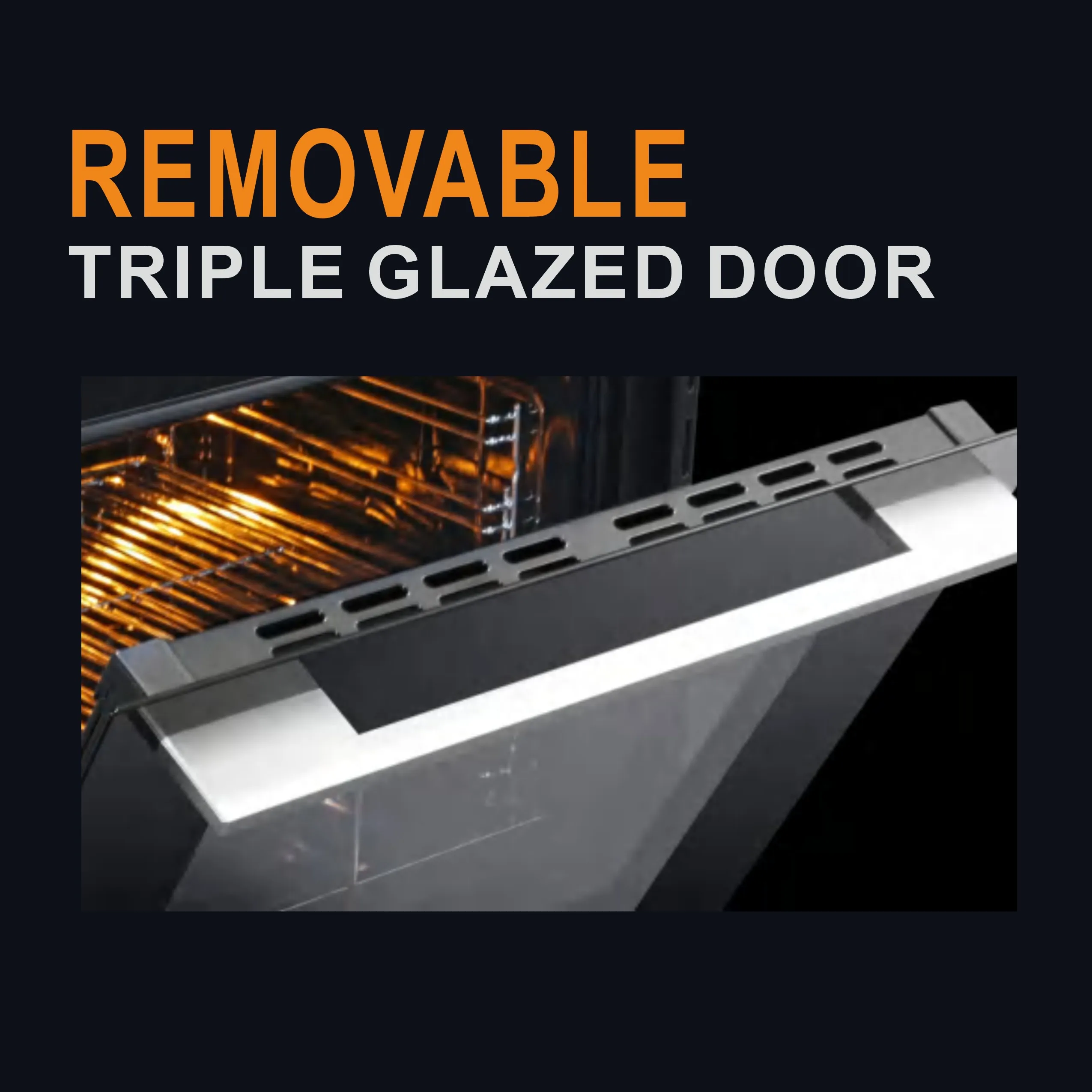 Hot sell cheap large 73L built in home  3 key button control  oven