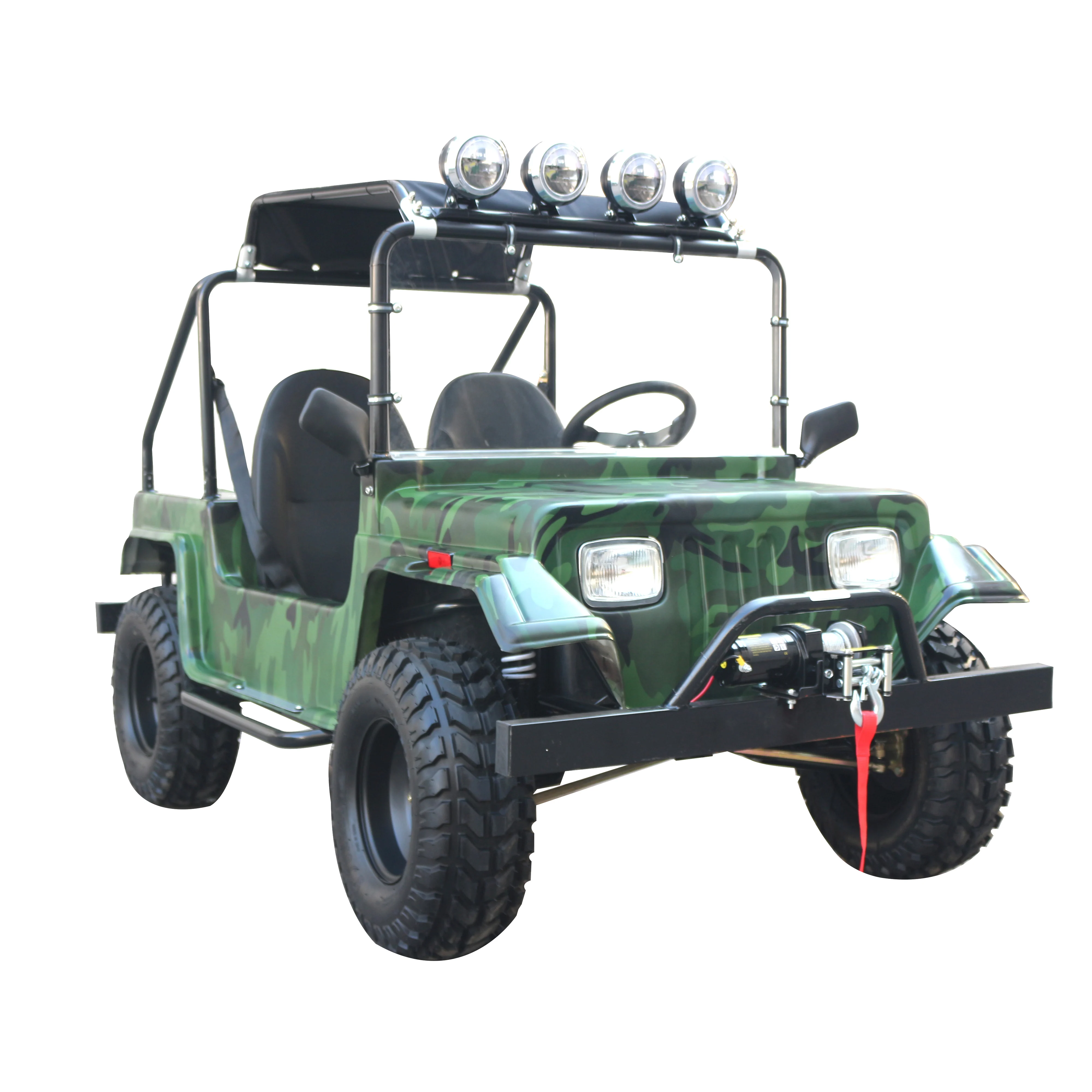 Wholesale Cheap Price 150cc Mini Jeep Willys Automatic Sides by Sides 4X4 UTV Jeeps for Sale