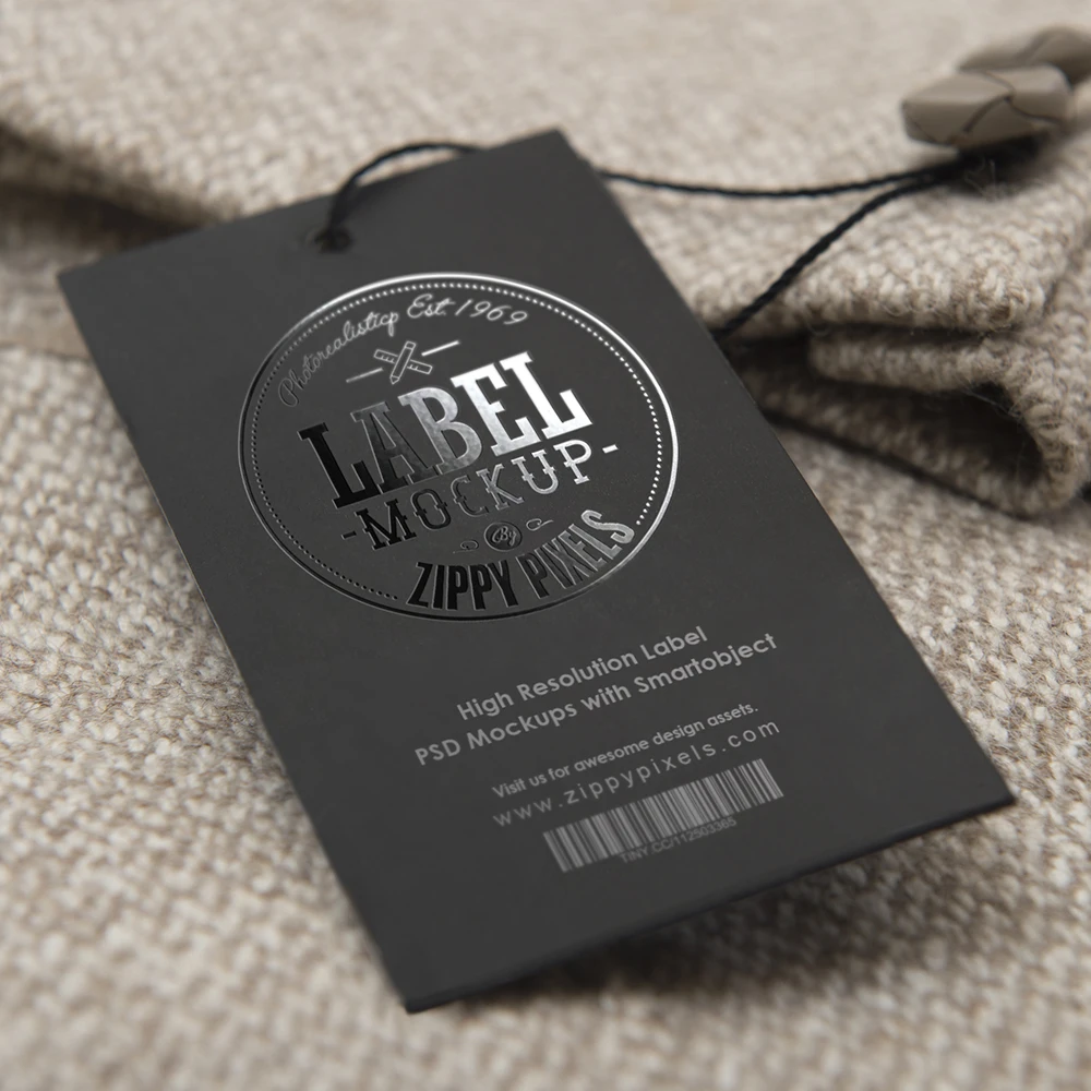 Cheap Price Custom Design Logo Printing Paper Garment Hangtag Labels Clothing Hang Tags With String