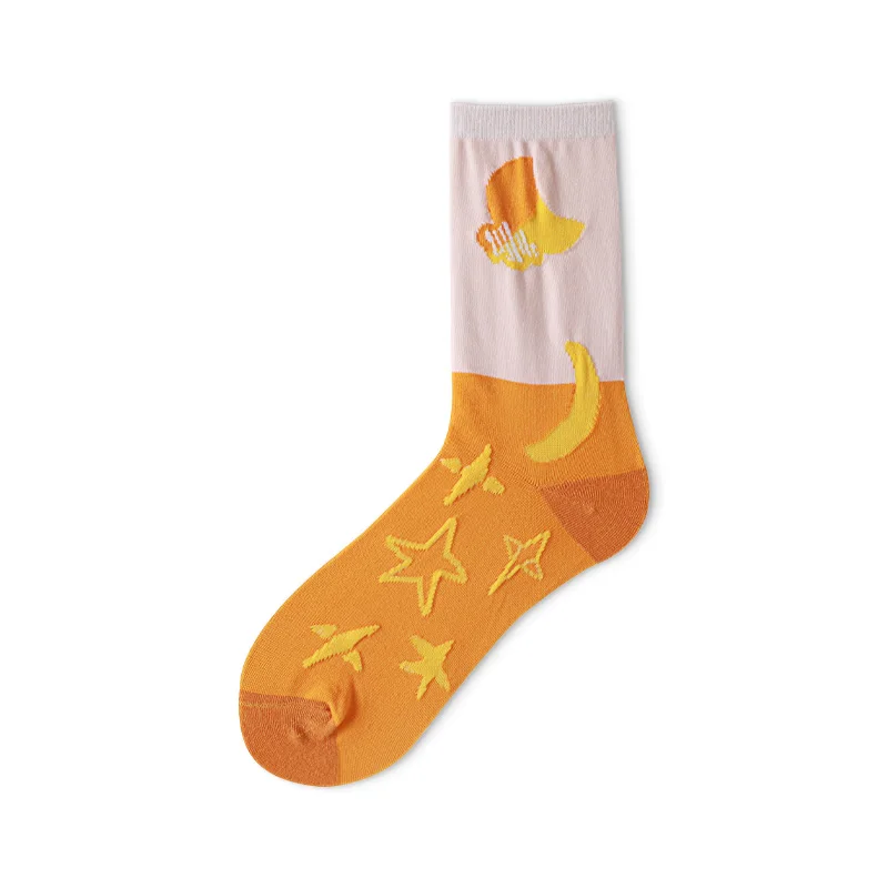 Weather socks candy-colored socks for ladies