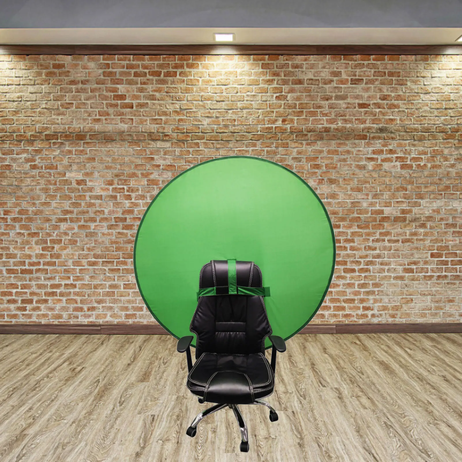 Background Decor Paper Chair Back Green Screen Kit for