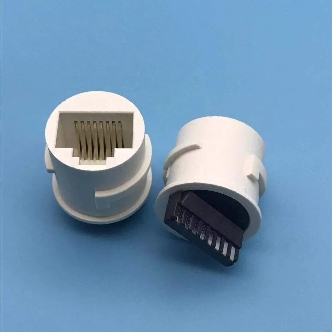 RJ45 CAT5E CAT6 IP67 водонепроницаемый разъем перегородки наружный щит M25 с