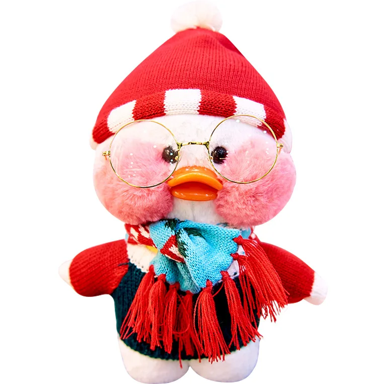 H качество Заказные милые животные куклы желтая утка плюшевые игрушки Lalafanfan кавайная игрушка для детей подарок