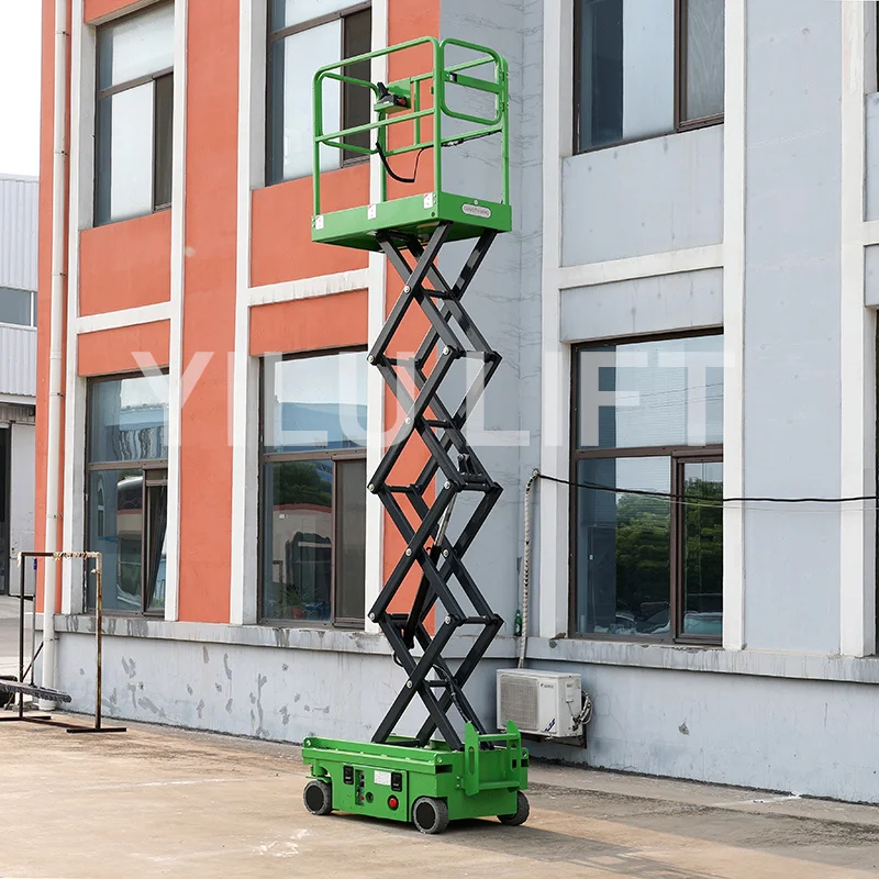 Compact 5M 6M 7M Electric Self Propelled Hydraulic Man Lift
