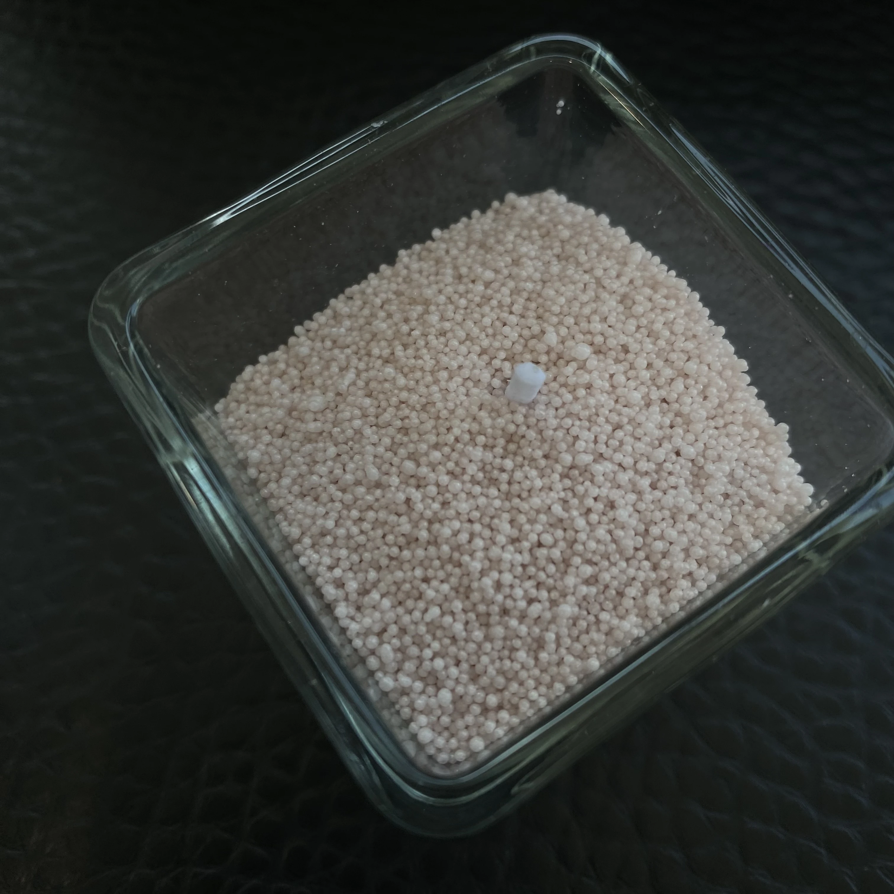 Перламутровая глазурная свеча стеклянная банка жемчужная упаковка песочного цвета