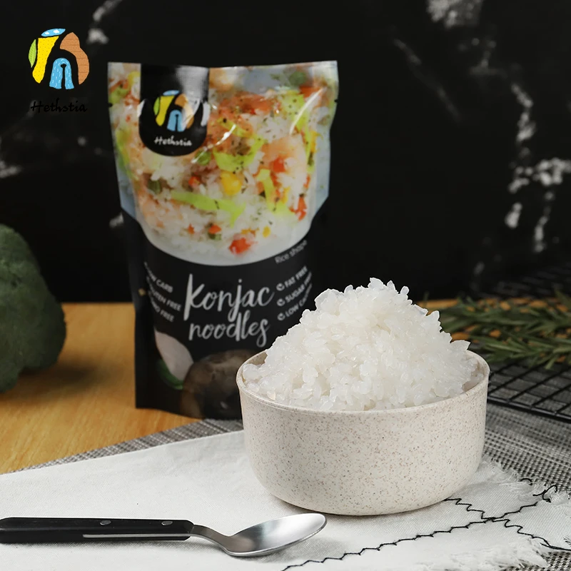 Wholesale Gluten Free Keto Rice Diet Food Shirataki Rice Health Konjac Rice