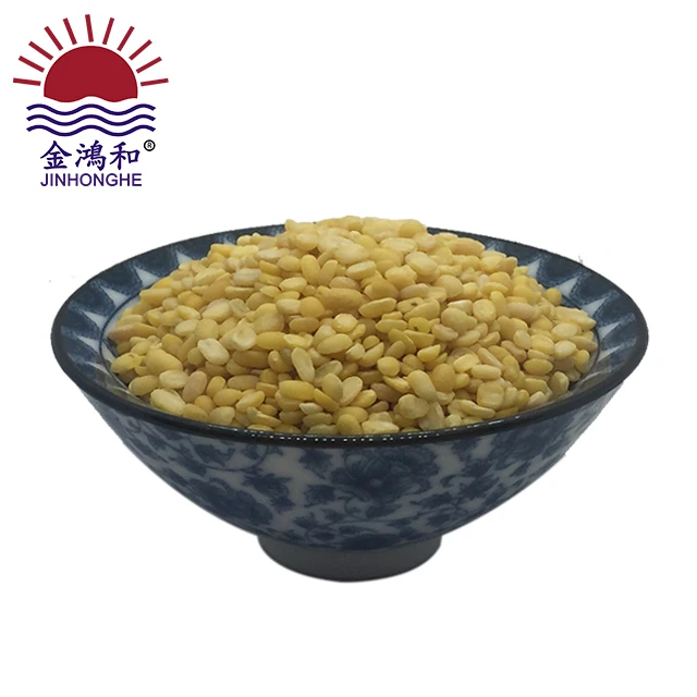 Northeast China lucao peeled/skinless split green mung bean