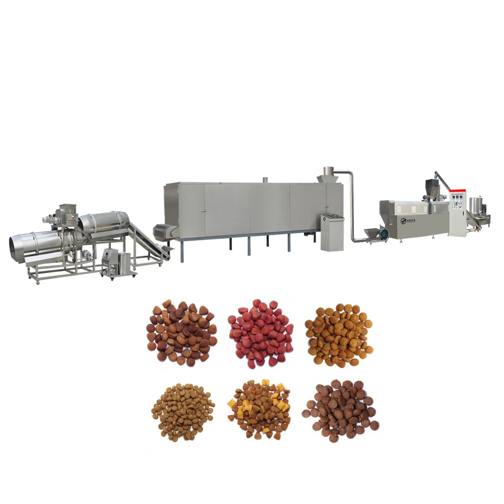 Dry Pet Animal Feed Making Equipment Dog Food Fish Feed Production Line Cat Food Food Machinery