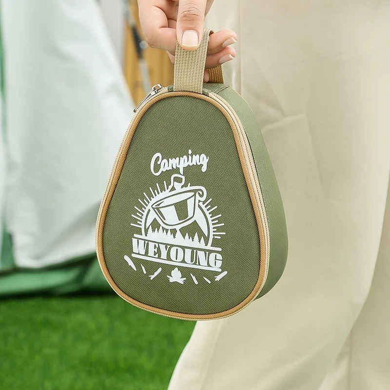 Outdoor waterproof large capacity storage bag Oxford cloth camping cutlery storage bag