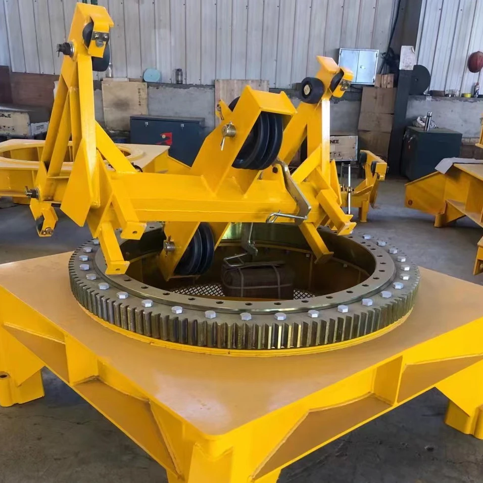 China Sale Flat-Top Construction Tower Crane with spare parts 10Ton