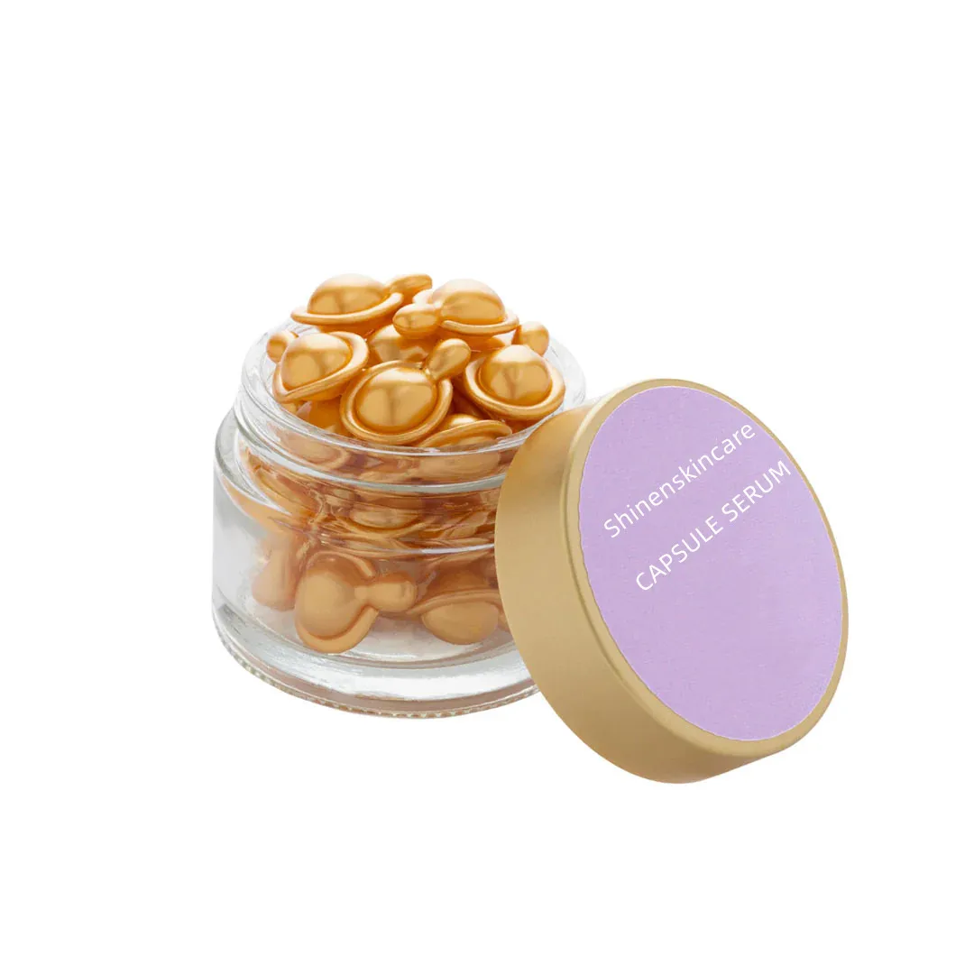 Factory Wholesale Korean Whitening Face Serum Anti Aging  Whitening Skin Anti Wrinkle Serum Capsule For Face