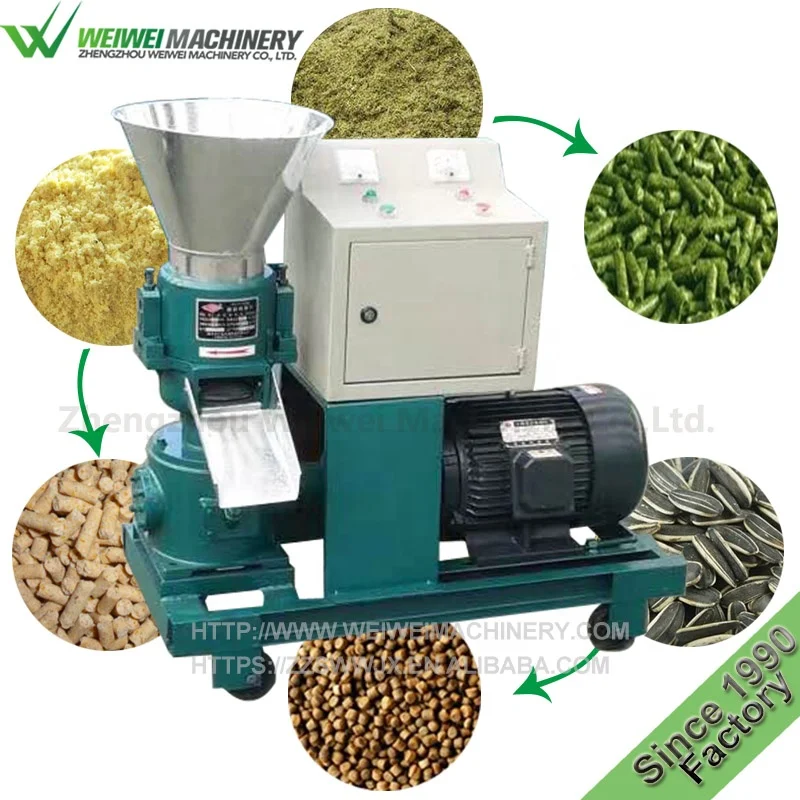 zhengzhou weiwei brand poultry animal pet  pellet feed machine