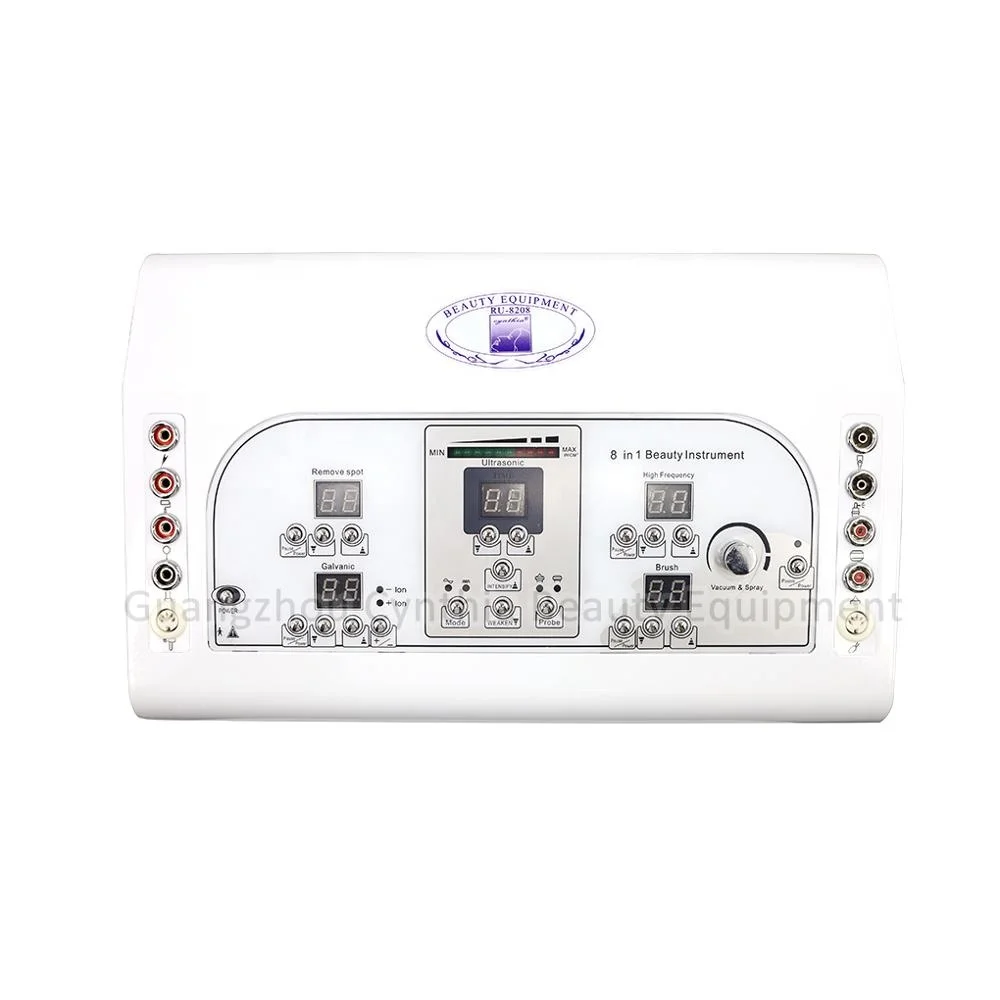 8 in 1 high frequency galvanic facial machine for beauty salon  Cynthia RU 8208
