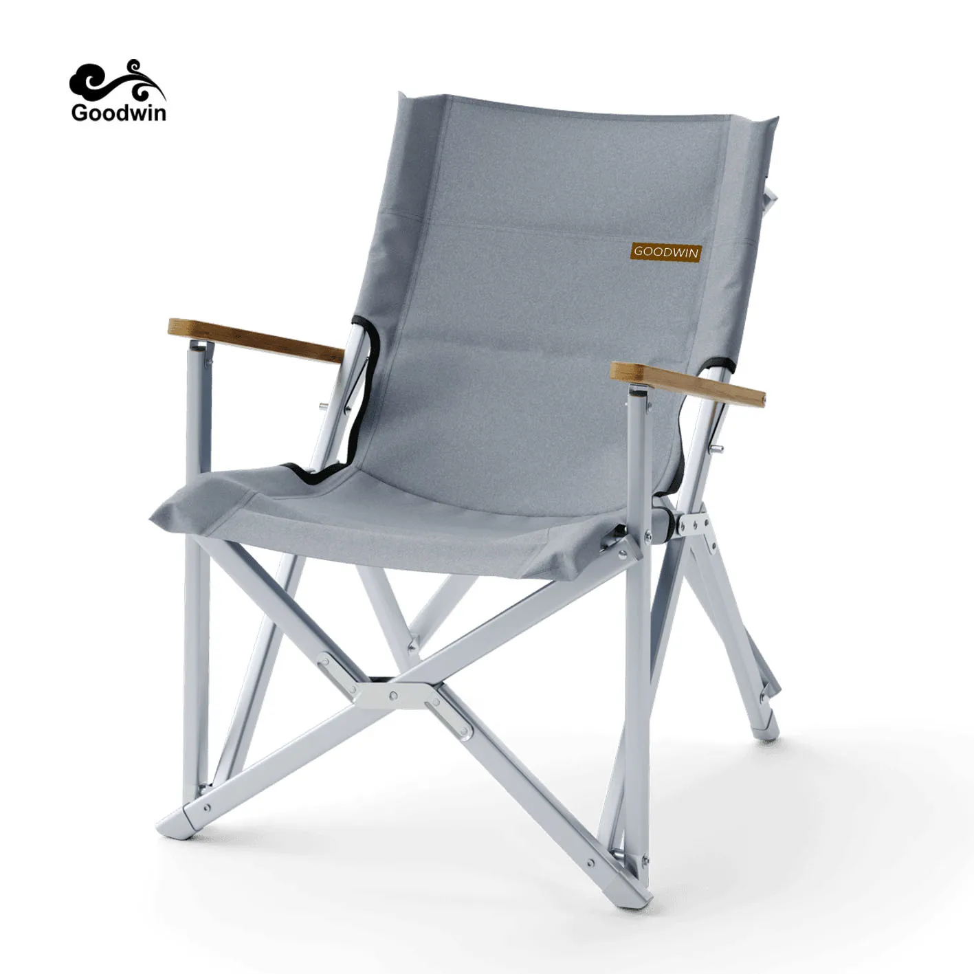 ODM Free Custom Grey High Quality Lightweight Outdoor Camping Chair